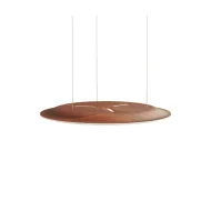 Pendant light, Nimbus Lighting Pad Lounge Vario, acoustic pad, white/mahogany