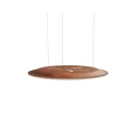 Pendant light, Nimbus Lighting Pad Lounge Vario, acoustic pad, grey/mahogany