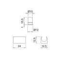 Back-door proximity sensor or dimmable touchless switch