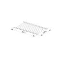 Insert for bottles MODUS Kitch D500/520mm, W900-1199mm, dark metal brown