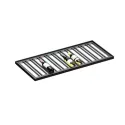 Insert for bottles MODUS Kitch D520mm, 100x505mm, dark metal brown