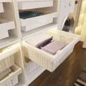 Stalčius-krepšys pintas P800mm, ištraukiamas švelniu uždarymu balta