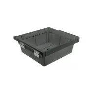 Drawer with rattan basket W800mm with soft closing, gray anthracite