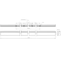 Rankenėlė PILLAR CC4x352mm, L1200mm, matinė juoda