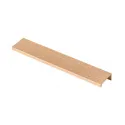 Profile handle HEXI, screw fixing, CC192mm L225mm polished gold 