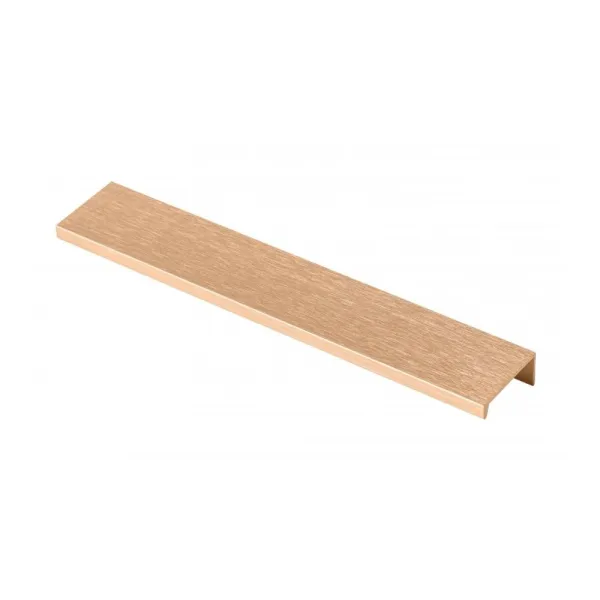 Profile handle HEXI, screw fixing, CC192mm L225mm polished gold 