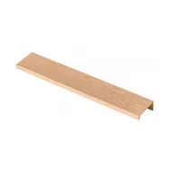 Profile handle HEXI, screw fixing, CC192mm L225mm polished gold 