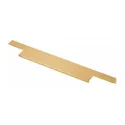 Profile handle LIND, screw fixing, L396mm polished gold 