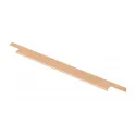 Profile handle LIND, screw fixing, L496mm polished gold 