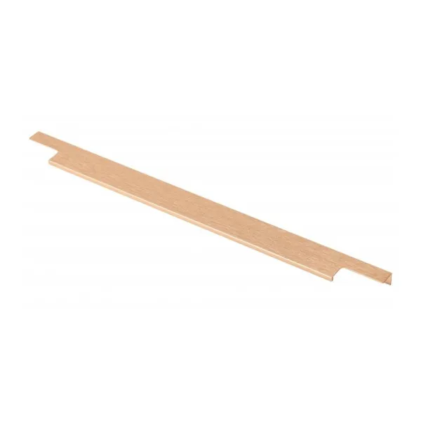 Profile handle LIND, screw fixing, L496mm polished gold 