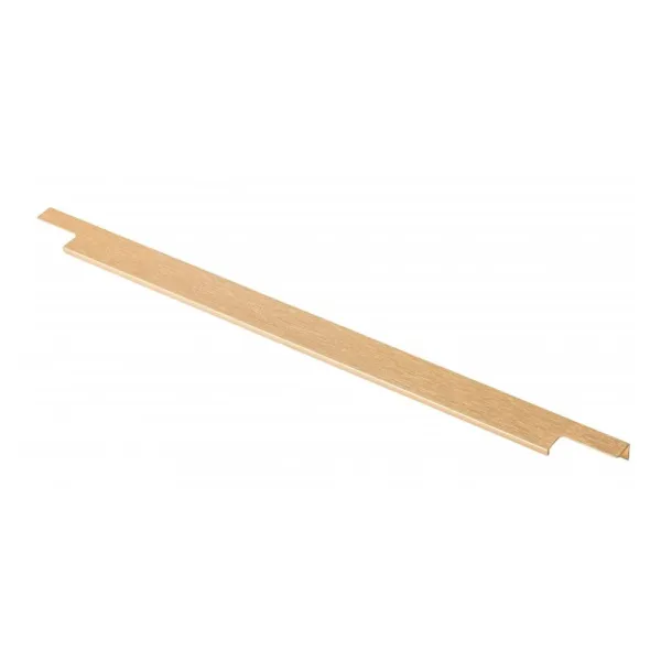 Profile handle LIND, screw fixing, L596mm polished gold 