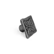 Handle retro 33x33mm aged tin 