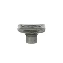 Handle retro 33x33mm aged tin 