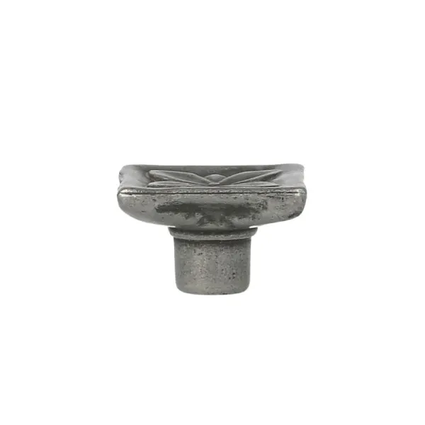 Handle retro 33x33mm aged tin 