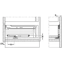 Soft and self closing mechanism, load-bearing capacity up to 50kg, can be retrofitted for single ex