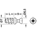 Varžtas RAFIX M20 6,5x7,5mm,