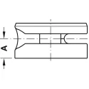 Ekscentrikas MAXIFIX Ø35mm, H15mm, SW6 plokštei nuo 19mm, matinis, šešiakampis