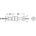 Sąvarža MAXIFIX B35mm, 9,5x28,5mm, sriegis M8