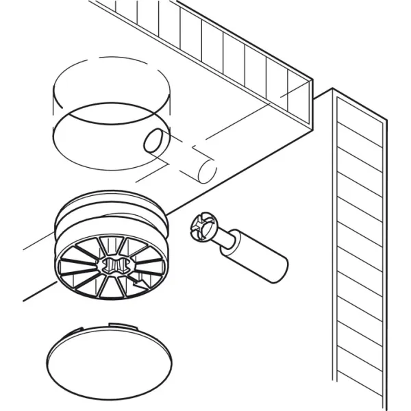 Sąvarža MAXIFIX B35mm, 9,5x28,5mm, sriegis M8
