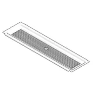 Padėkliukas džiovyklai P900mm, plastikinis skaidrus