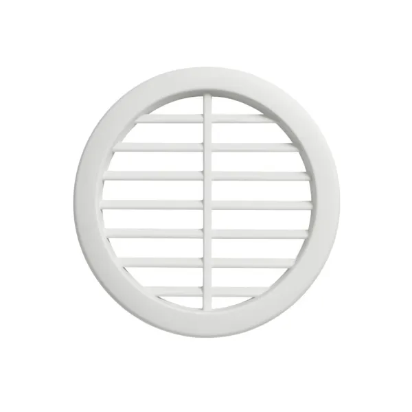 Ventilation grill round Ø47mm white