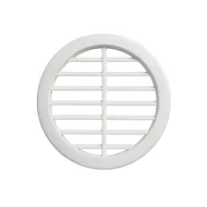 Ventilation grill round Ø47mm white