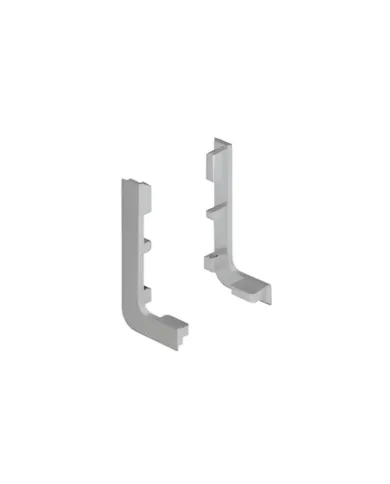 Endcap for profile, outer, aluminium