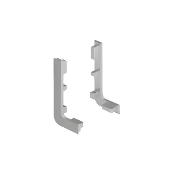 Endcap for profile, outer, aluminium
