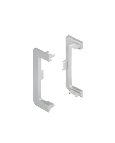 Endcap for profile, outer, white