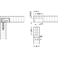 Varžtas jungčiai Tofix 6x26mm,