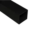 Profilis vertikalus L3850mm, 60x60mm, juoda