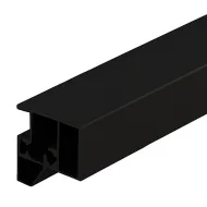Profile horizontal L4550mm black