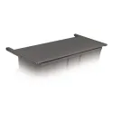Lid-shelf for waste bin, pull out, MW600mm, 564x444x30mm, plastic, anthracite