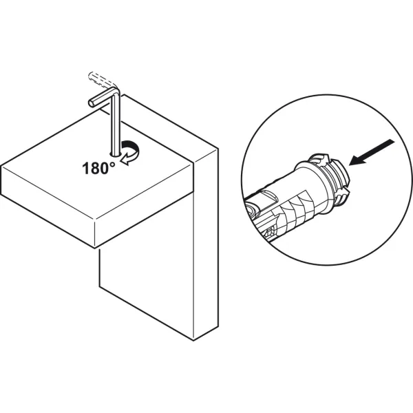 Jungtis RTA U Ø12mm, L10mm, nuo S19mm