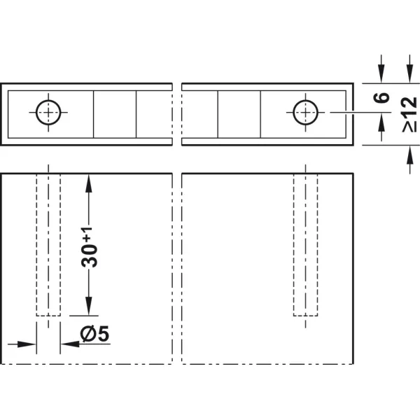 Claw connector, Häfele Ixconnect one-piece connector