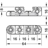 Jungtis universali Ixconnect UC 16x64mm