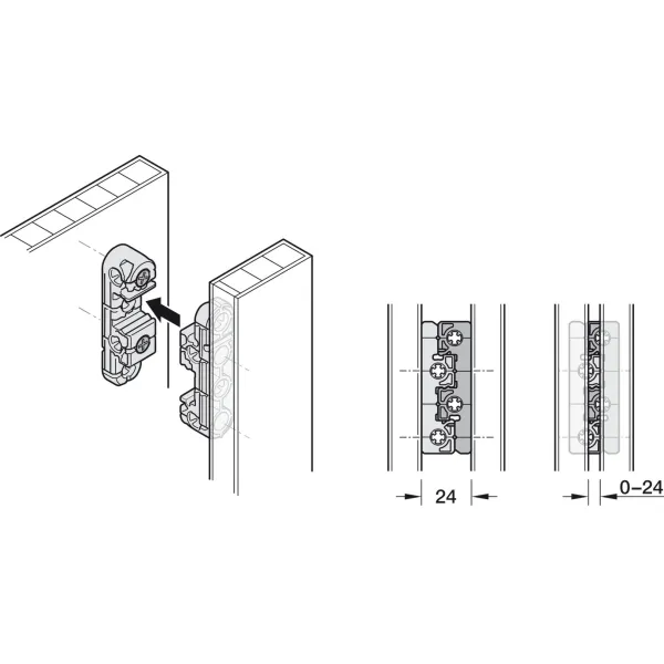 Jungtis universali Ixconnect UC 16x64mm