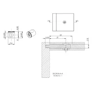 Cylindrical sleeve Ø8mm L8.5mm MINI SYSTEM S