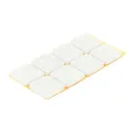 Padukas veltinio 30x30mm, rudas, 21 vnt.