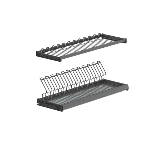 Dish rack 2-part with frame and tray W900mm titanium