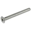 Threaded screw, M6 countersunk head screw, steel, with SW4 hexagon socket, without tip