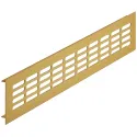 ventilation trims, square, aluminium, with ribbed flanges, slotted
