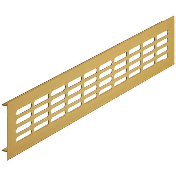 ventilation trims, square, aluminium, with ribbed flanges, slotted