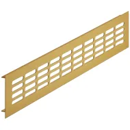 ventilation trims, square, aluminium, with ribbed flanges, slotted