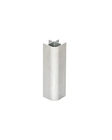 Plinth corner 90° H100mm stainless steel