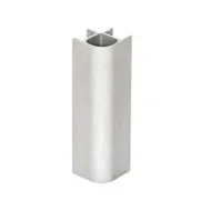 Plinth corner 90° H100mm stainless steel
