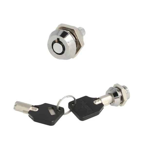 Spynelė paspaudžiama stiklinėm stumdomoms durelėms MINI Ø12x10mm,