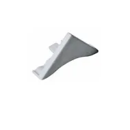 Endcap for SLIMLINE backsplash, left/right, stainless steel