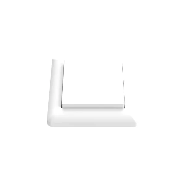 Jungiklis bevielis 1 klavišas PushPower 55x55mm, balta S