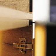 Jungiklis bevielis įfrezuojamas durelėms PushPower balta S